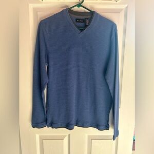 Men’s Axcess V neck blue sweater, size S